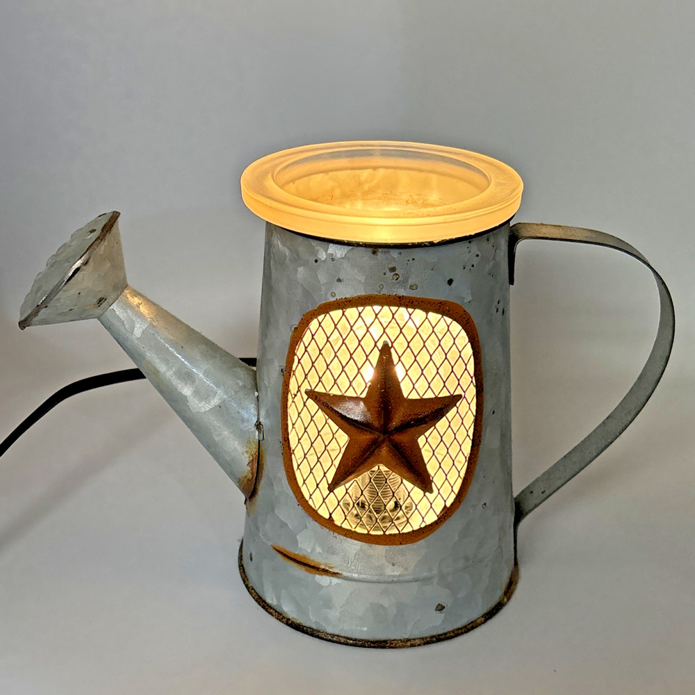 Scentsy Wax Warmer Melt Rustic Garden Watering Can Full Size Warmer - Picture 2 of 8